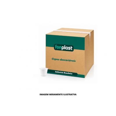 COPO - FONPLAST - 50ml BRANCO - 100un